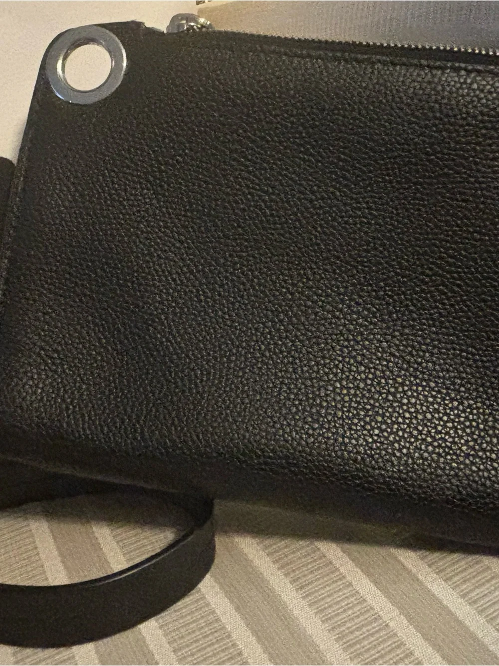 2 in 1 Michael Kors Black Leather Double-Pouch Crossbody Bag